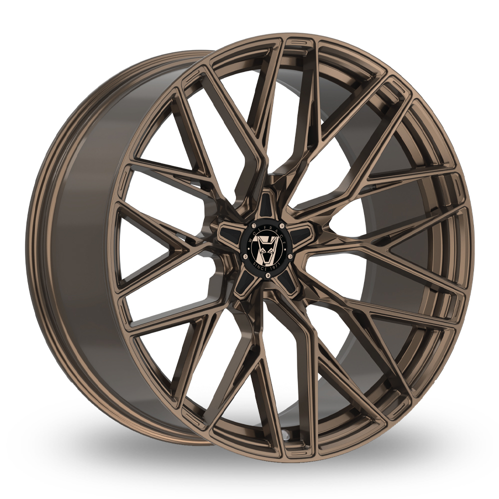 20 Inch Wolfrace Wolfsburg GTR Custom Bronze Alloy Wheels