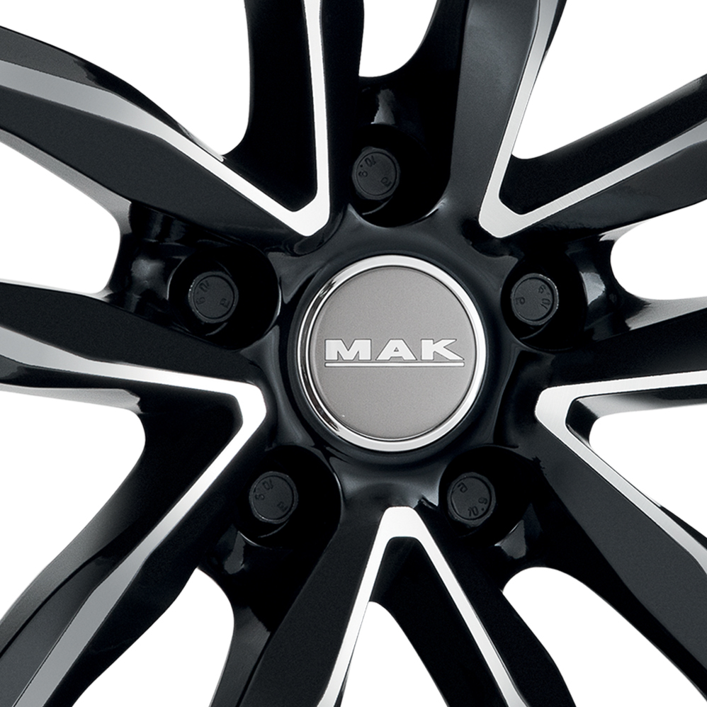 19 Inch MAK Sarthe Black Mirror Alloy Wheels