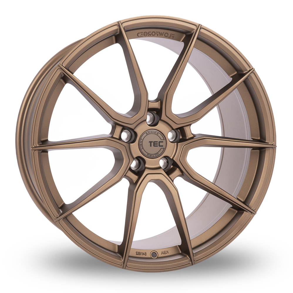 18 Inch TEC Speedwheels GT Race I Matt Bronze Alloy Wheels