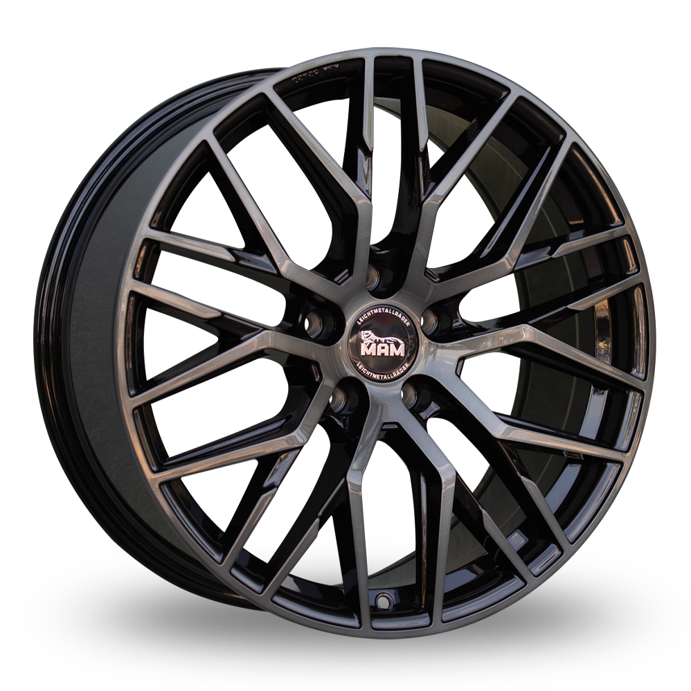 20 Inch MAM RS4 Brushed Gunmetal Alloy Wheels