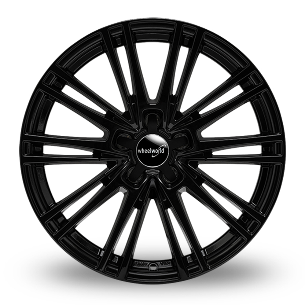 20 Inch 2DRV WH18 Big Cap Gloss Black Alloy Wheels