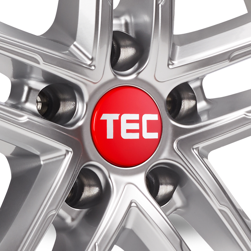 20 Inch TEC Speedwheels AS4-EVO Hyper Silver Alloy Wheels