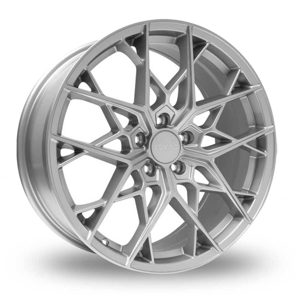 19 Inch Romac Vortex Silver Alloy Wheels