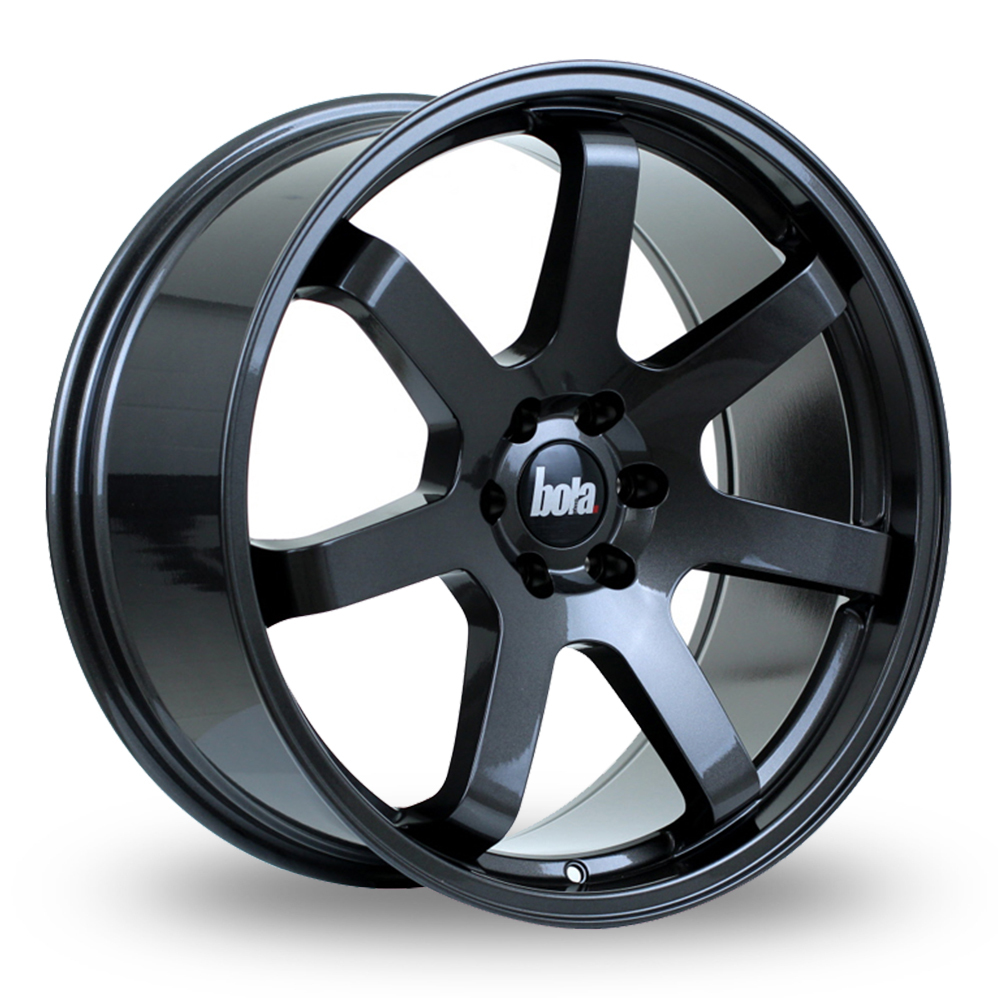 20 Inch Bola TR1 Gloss Gunmetal Alloy Wheels