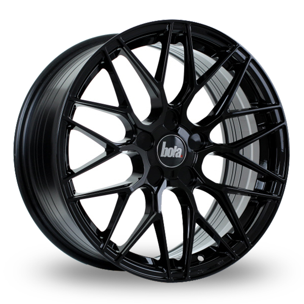 18 Inch Bola B17 Gloss Black Alloy Wheels