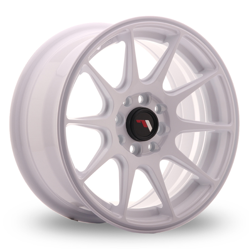 15 Inch Japan Racing JR11 (7x15) White Alloy Wheels