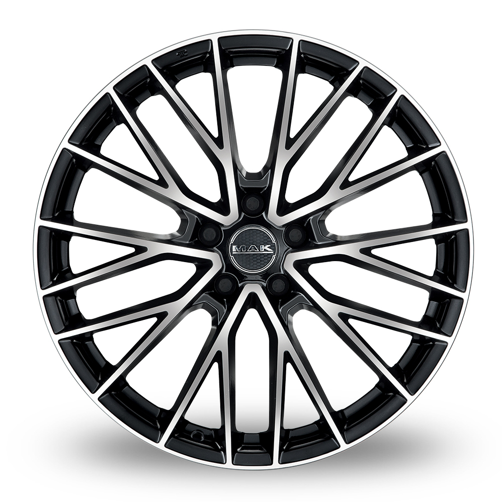 22 Inch MAK Speciale Black Mirror Alloy Wheels