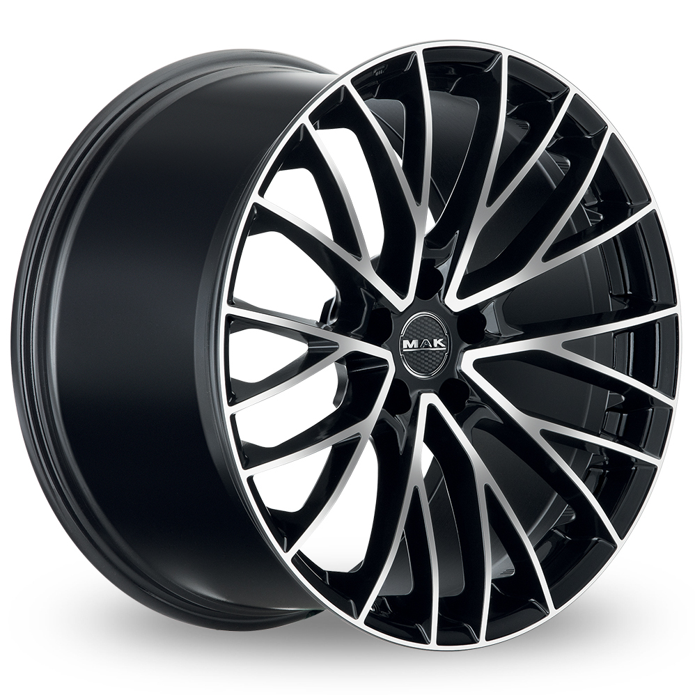 22 Inch MAK Speciale Black Mirror Alloy Wheels