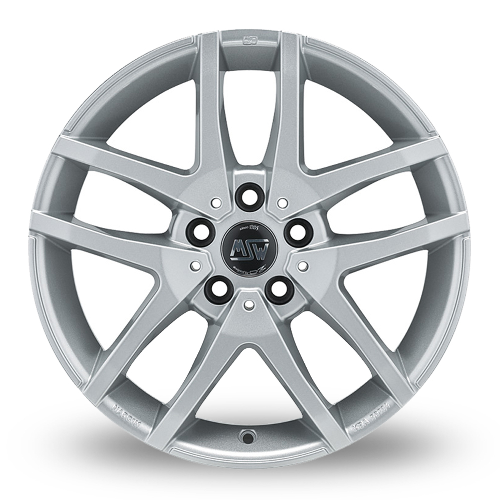 18 Inch MSW (by OZ) MSW 28 Silver Alloy Wheels