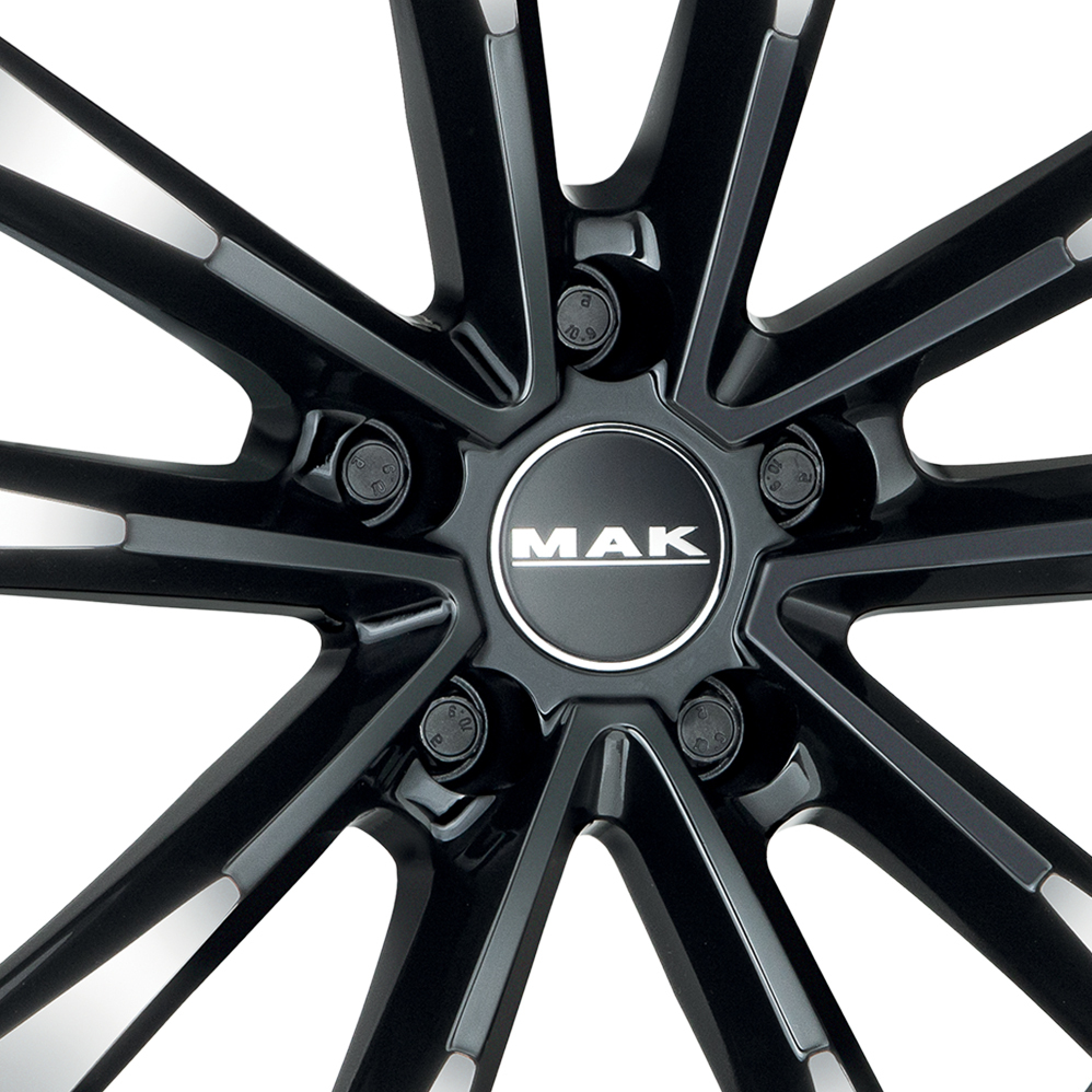 17 Inch MAK Main Black Mirror Alloy Wheels