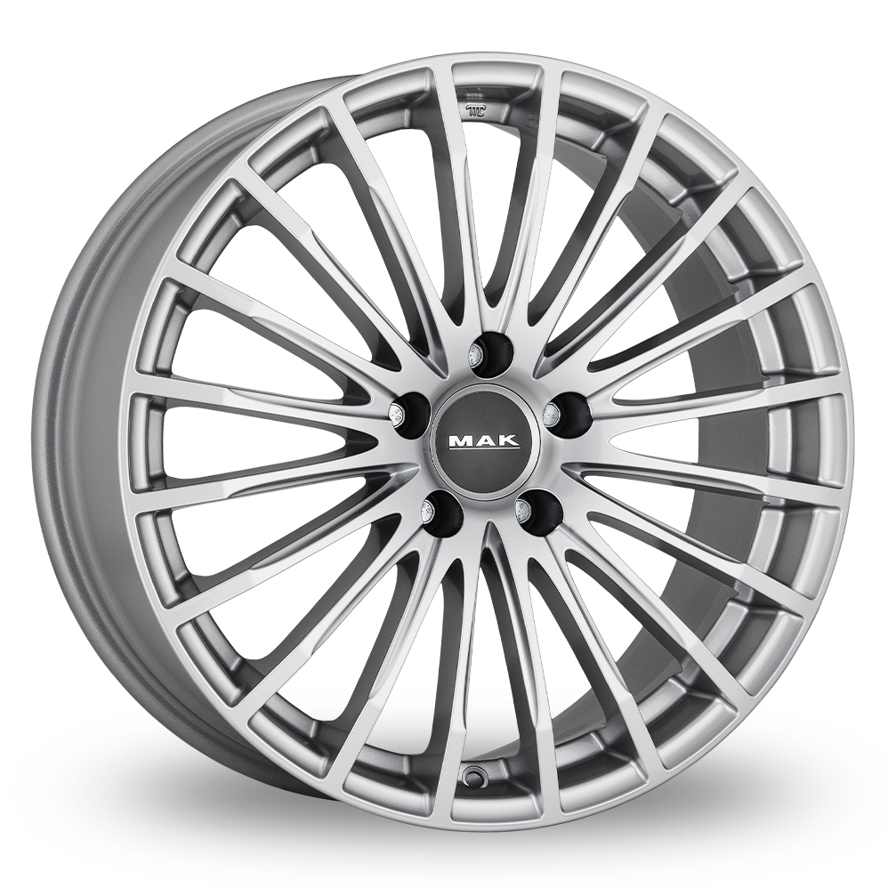 17 Inch MAK Starlight Silver Alloy Wheels