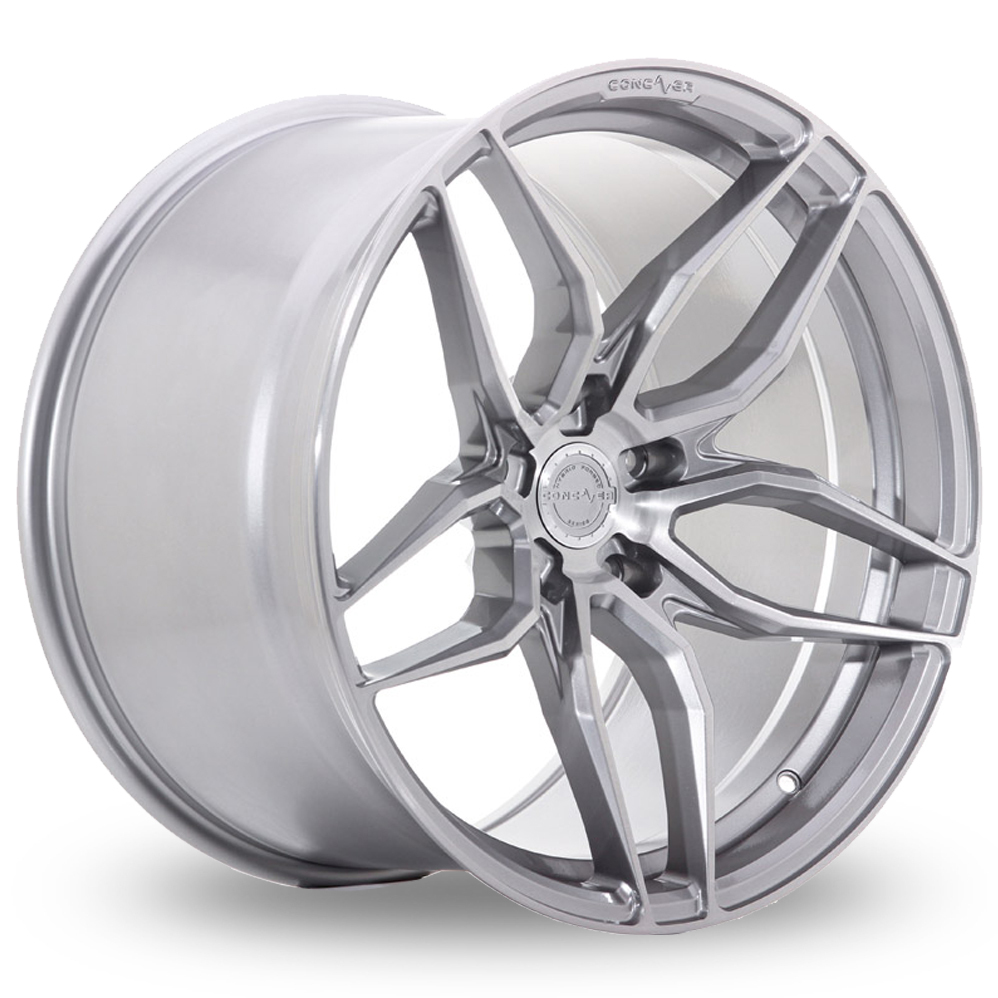 20 Inch Concaver CVR3 Brushed Titanium Alloy Wheels