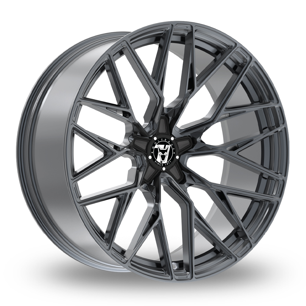 20 Inch Wolfrace Munich GTR Custom Carbon Graphite Alloy Wheels