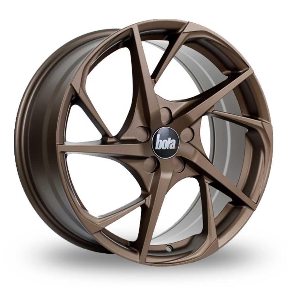 19 Inch Bola B18 Matt Bronze Alloy Wheels