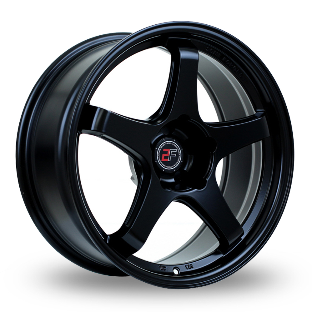 18 Inch 2FORGE ZF7 Matt Black Alloy Wheels