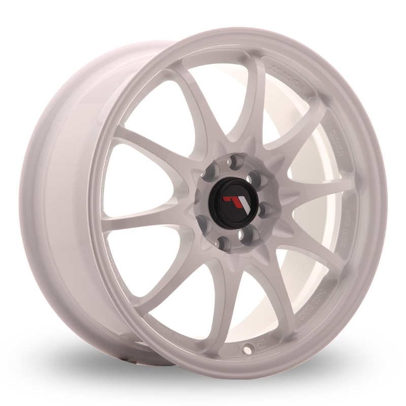 15 Inch Japan Racing JR5 (7x15) White Alloy Wheels