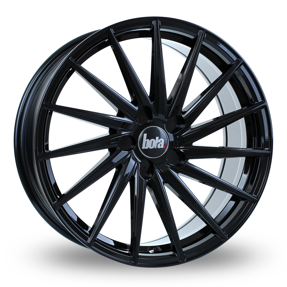 19 Inch Bola ZFR Gloss Black Alloy Wheels