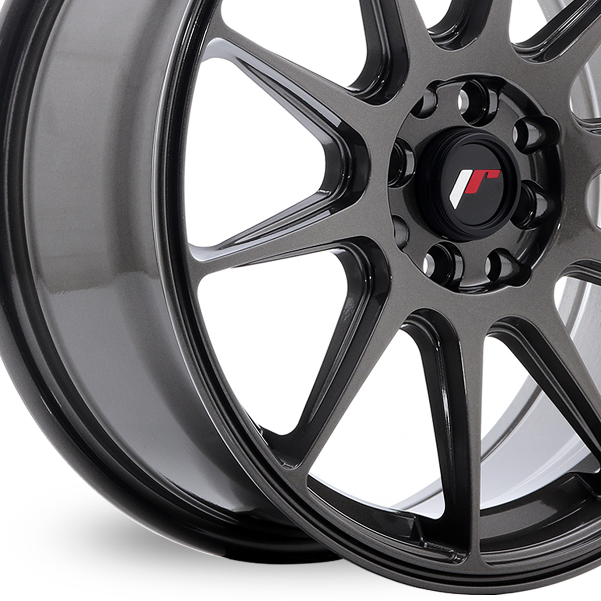 17 Inch Japan Racing JR11 (7.25x17) Hyper Grey Alloy Wheels