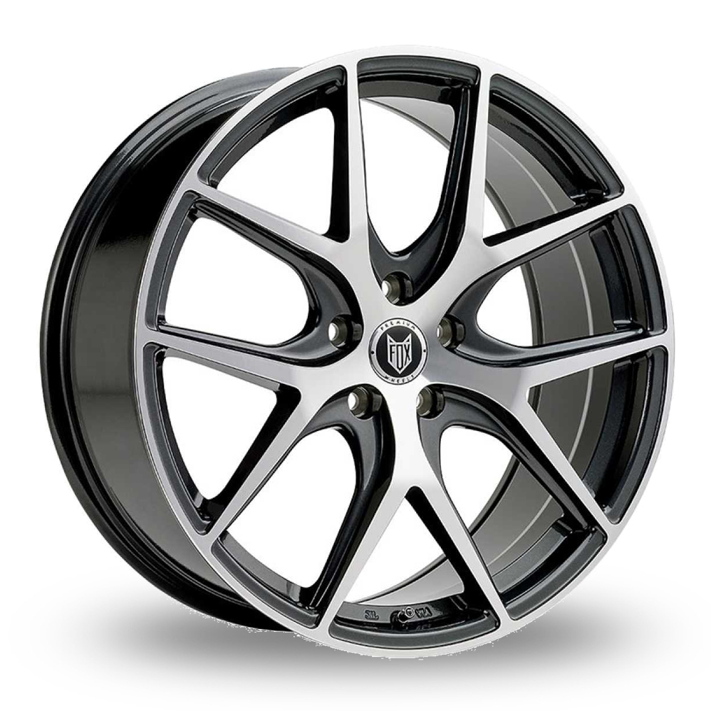 19 Inch Fox Racing Alpha Zinc Polished Alloy Wheels