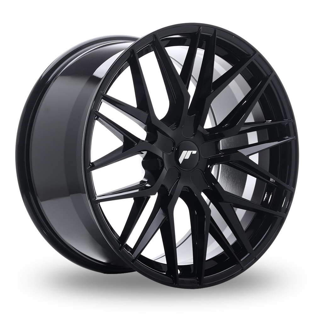 21 Inch Japan Racing JR28 (10.5x21) (Custom Fitment) Gloss Black Alloy Wheels