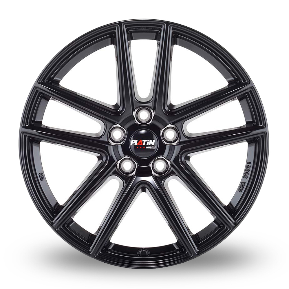 18 Inch Platin P 73 Gloss Black Alloy Wheels