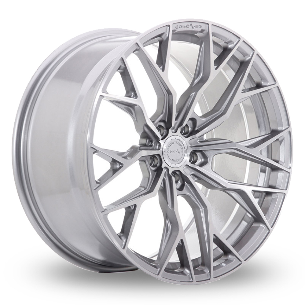 21 Inch Concaver CVR1  Brushed Titanium Alloy Wheels