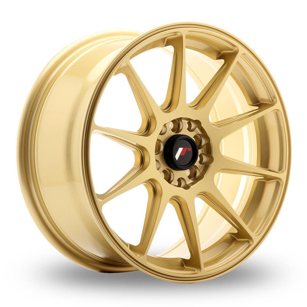 17 Inch Japan Racing JR11 (7.25x17) Gold Alloy Wheels