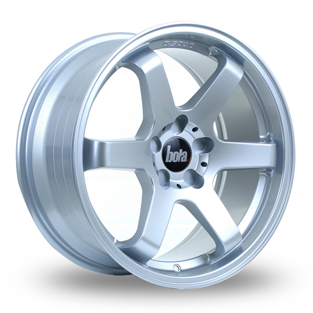 17 Inch Bola B1 Crystal Silver Alloy Wheels