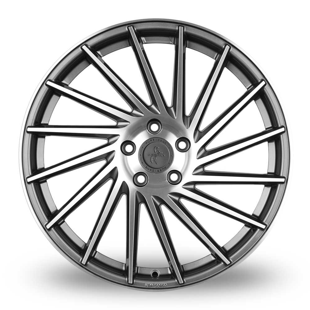 18 Inch Keskin Tuning KT17 Palladium Front Polished Alloy Wheels