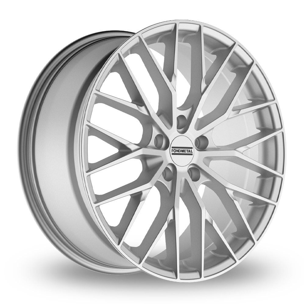 21 Inch Fondmetal Makhai Silver Alloy Wheels