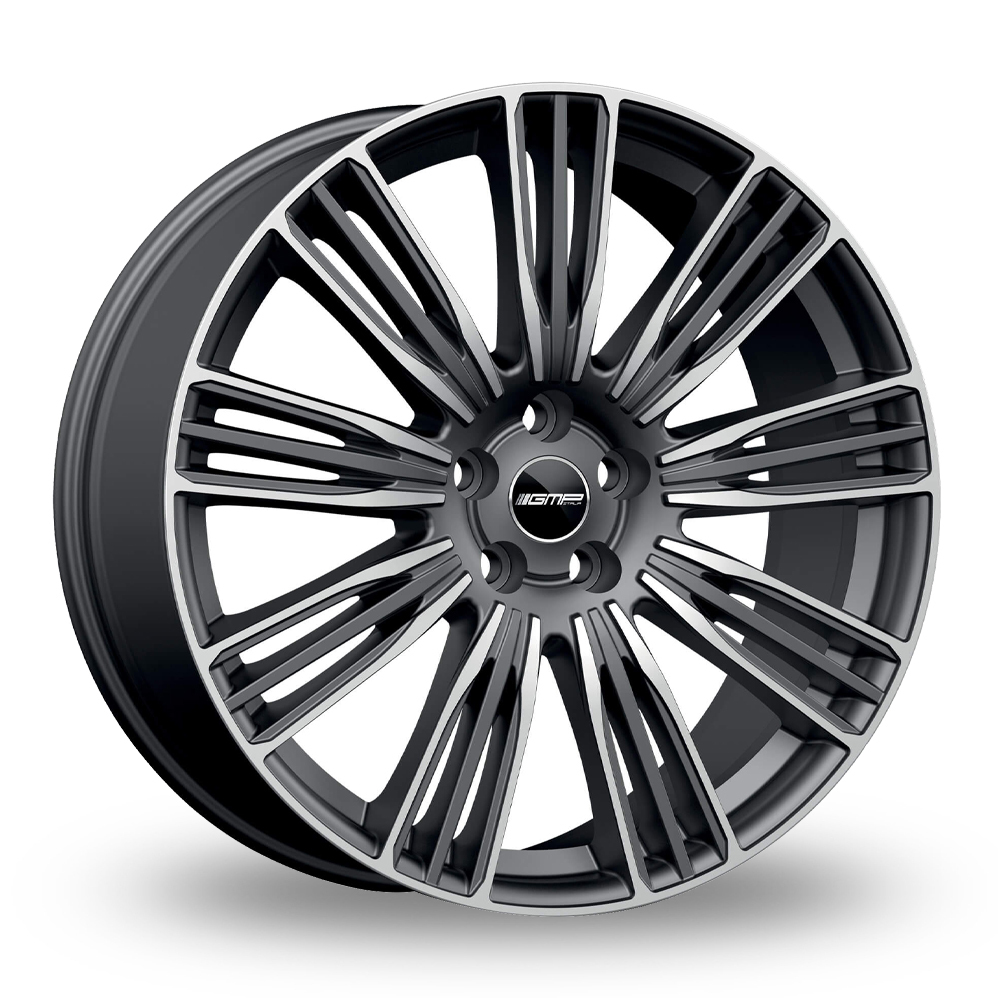 21 Inch GMP Italia Coventry Anthracite Polished Alloy Wheels