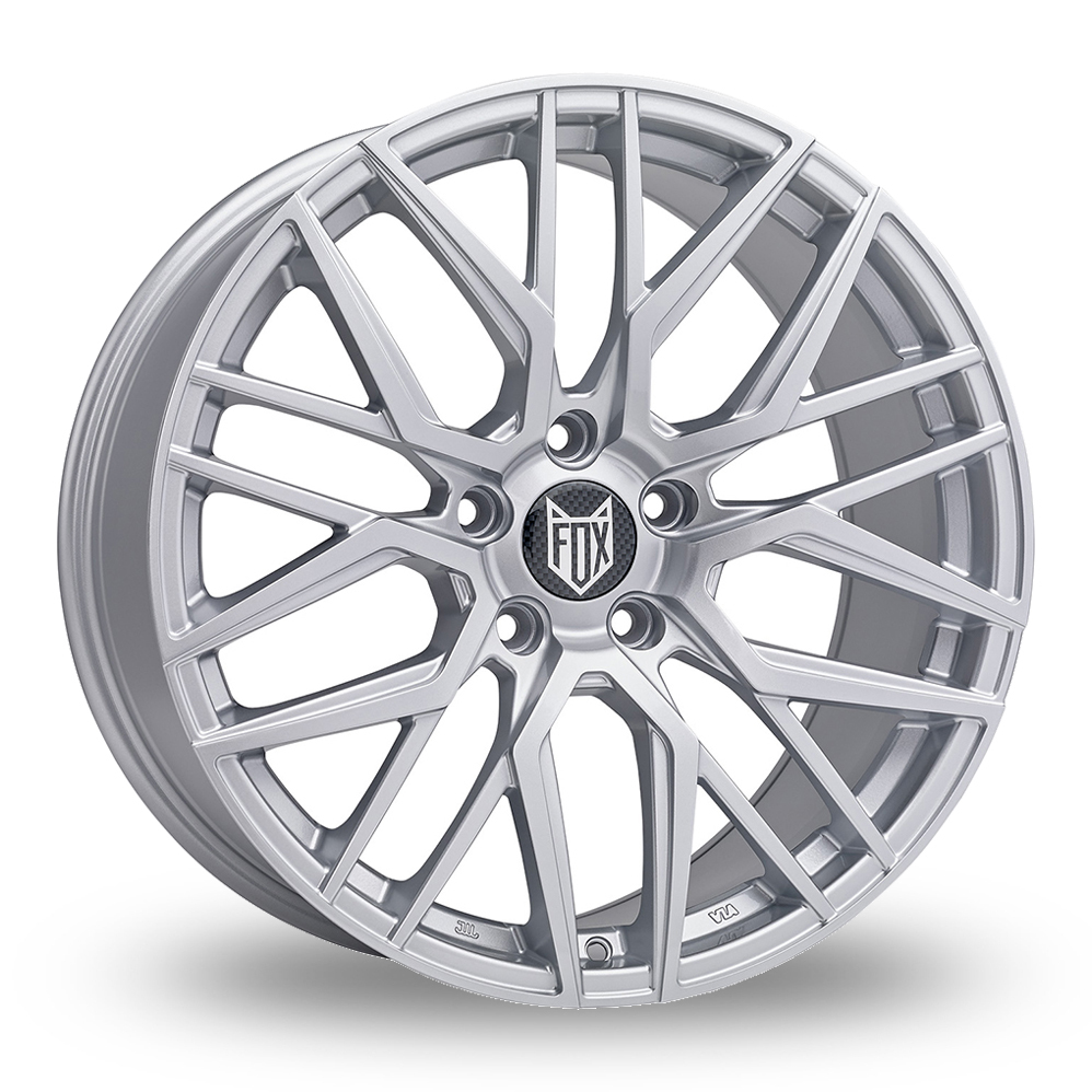 18 Inch Fox Racing BMA Silver Alloy Wheels