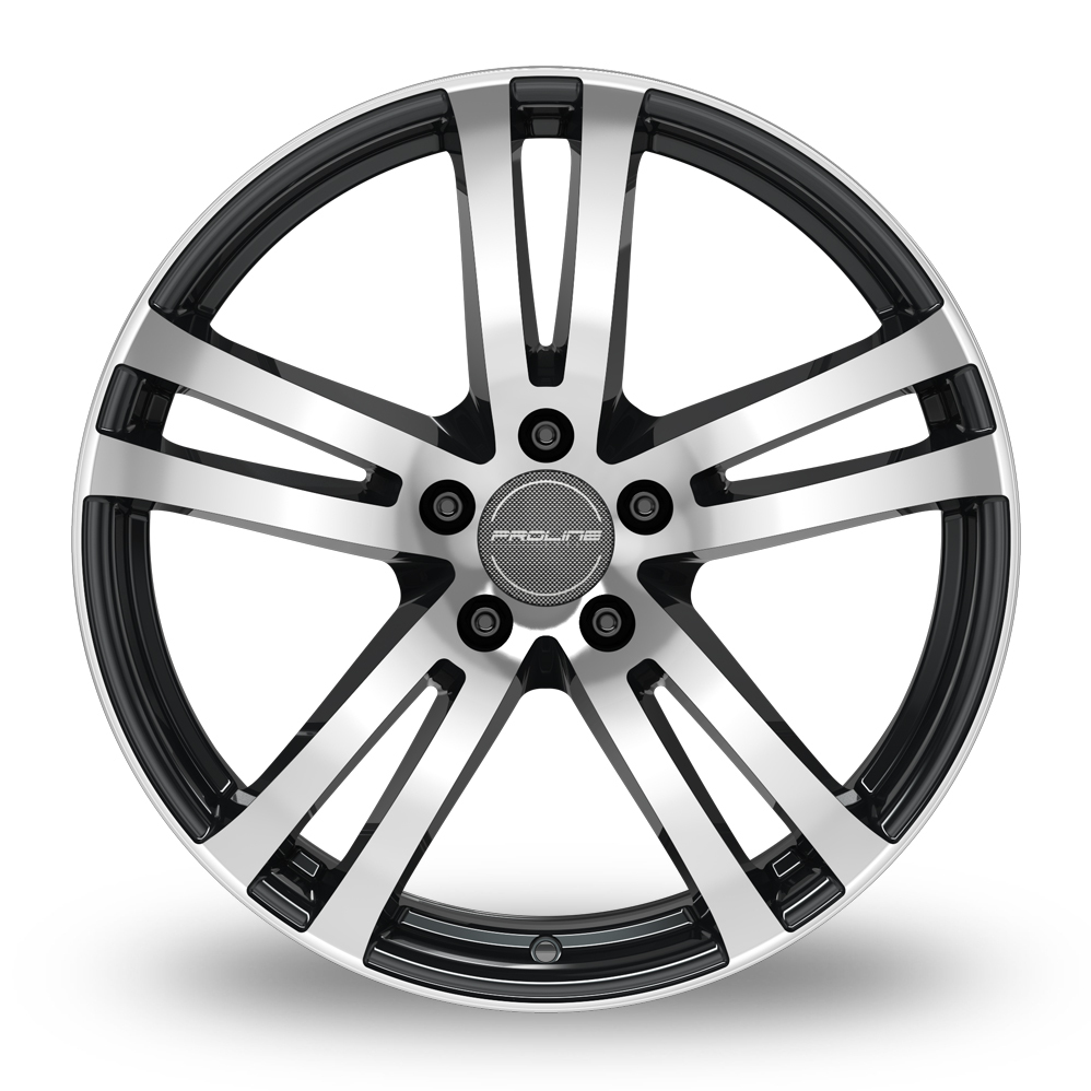 19 Inch Proline BX700 Black Polished Alloy Wheels