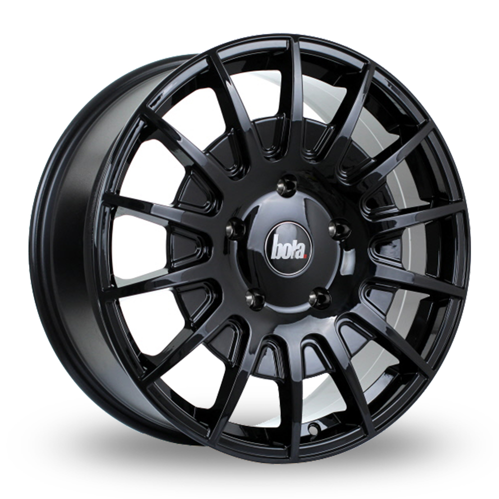 20 Inch Bola B21 Gloss Black Alloy Wheels