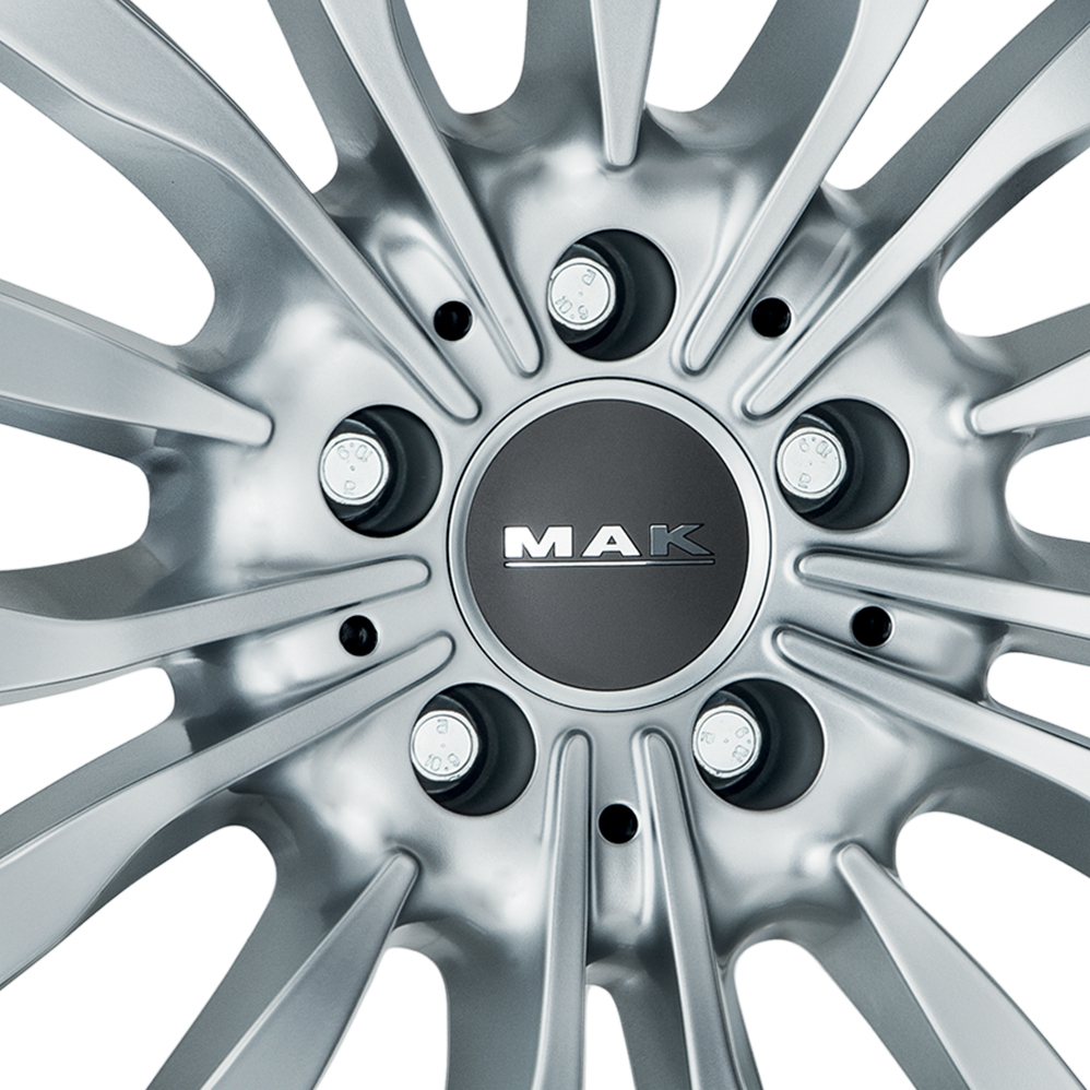 19 Inch MAK Krone Silver Alloy Wheels