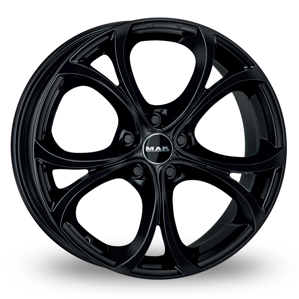 20 Inch MAK Lario Gloss Black Alloy Wheels