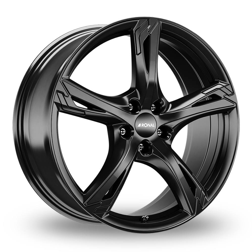 18 Inch Ronal R62 Matt Black Alloy Wheels