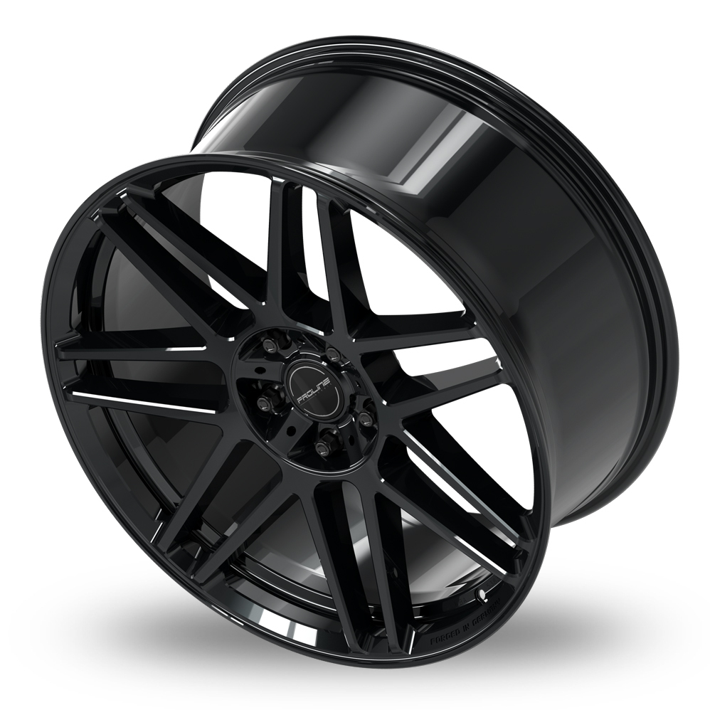 22 Inch Proline PFG FORGED Black Glossy Alloy Wheels