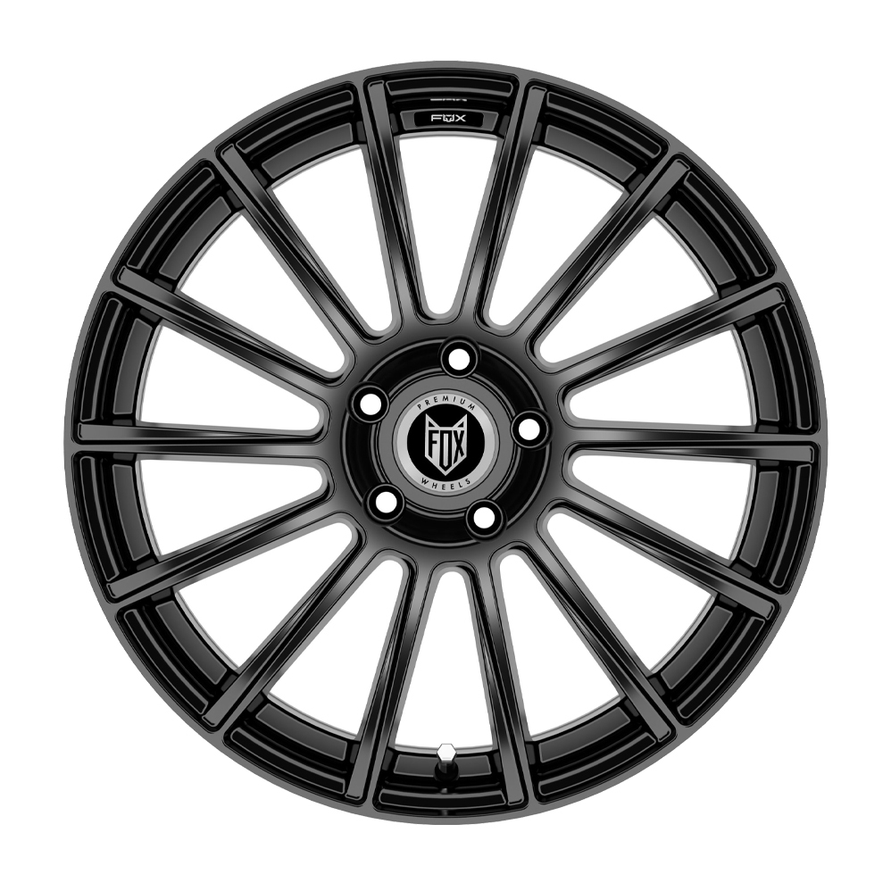 18 Inch Fox Racing MBM Gloss Black Alloy Wheels