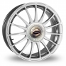 16 Inch Team Dynamics Monza R Hi Power Silver Alloy Wheels
