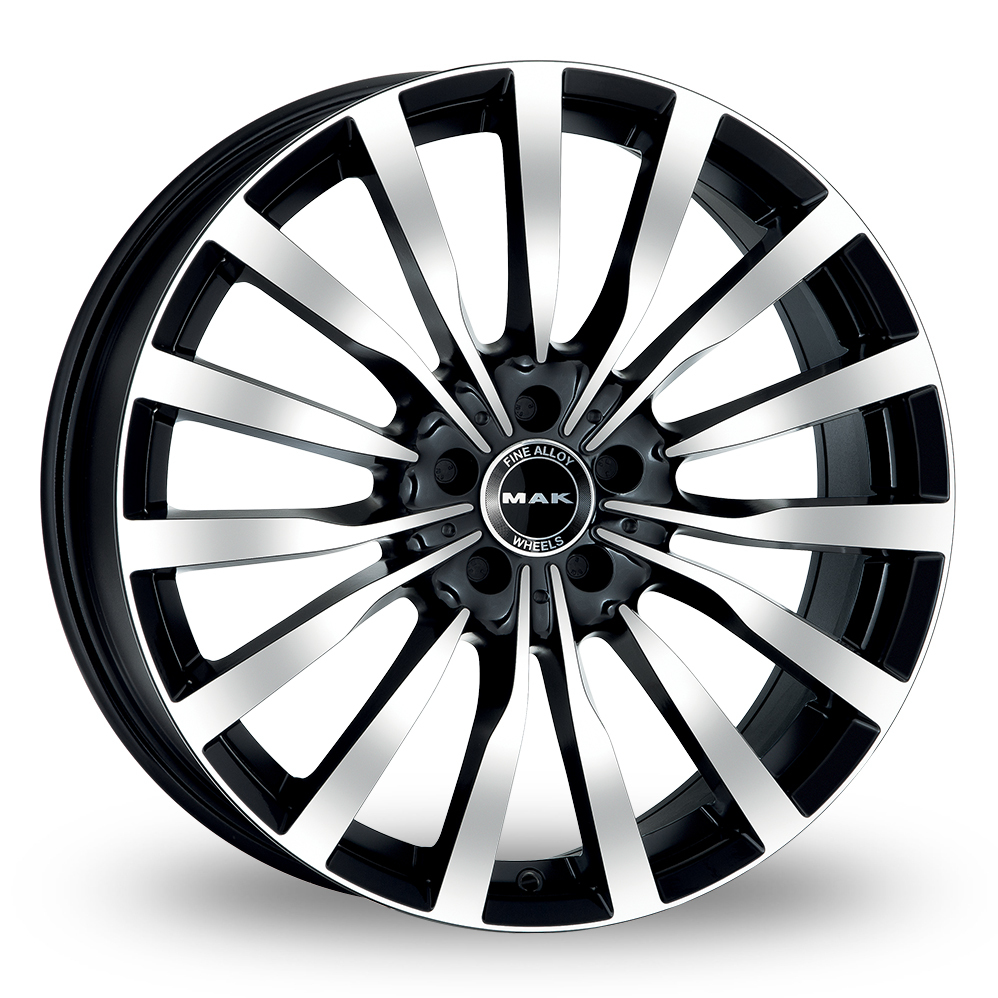 19 Inch MAK Krone Black Mirror Alloy Wheels