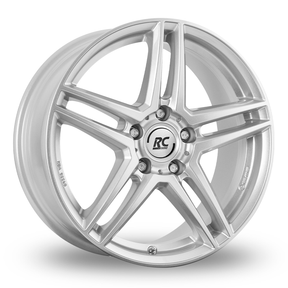 19 Inch RC Design RCD17 Silver Alloy Wheels