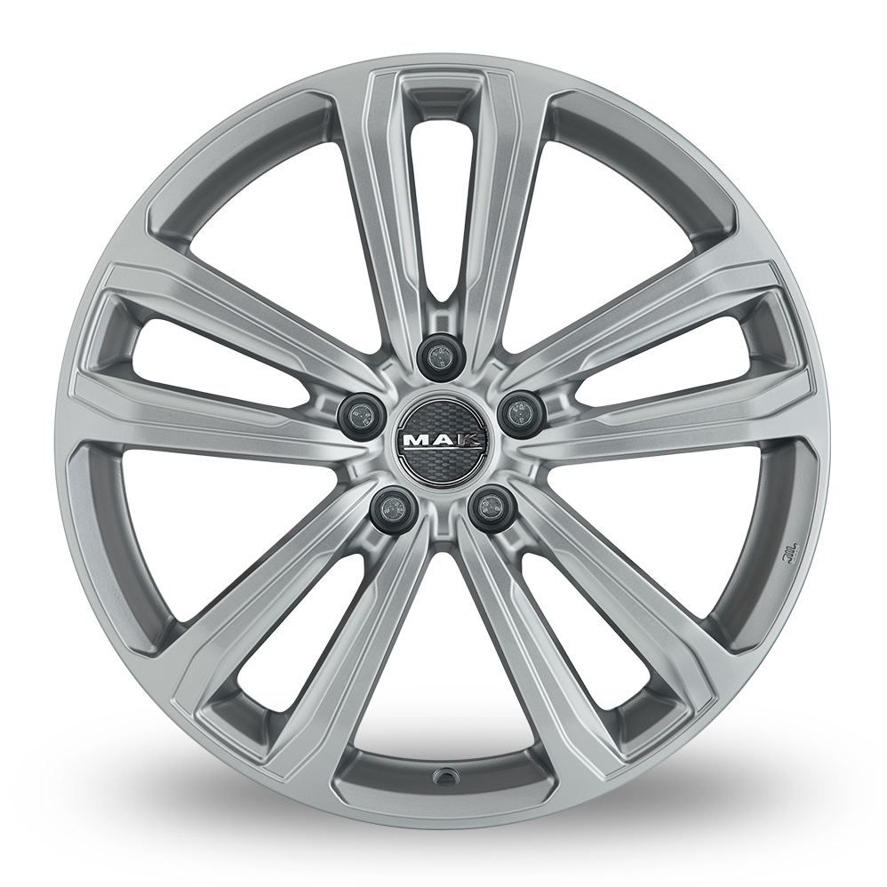 15 Inch MAK Magma Silver Alloy Wheels