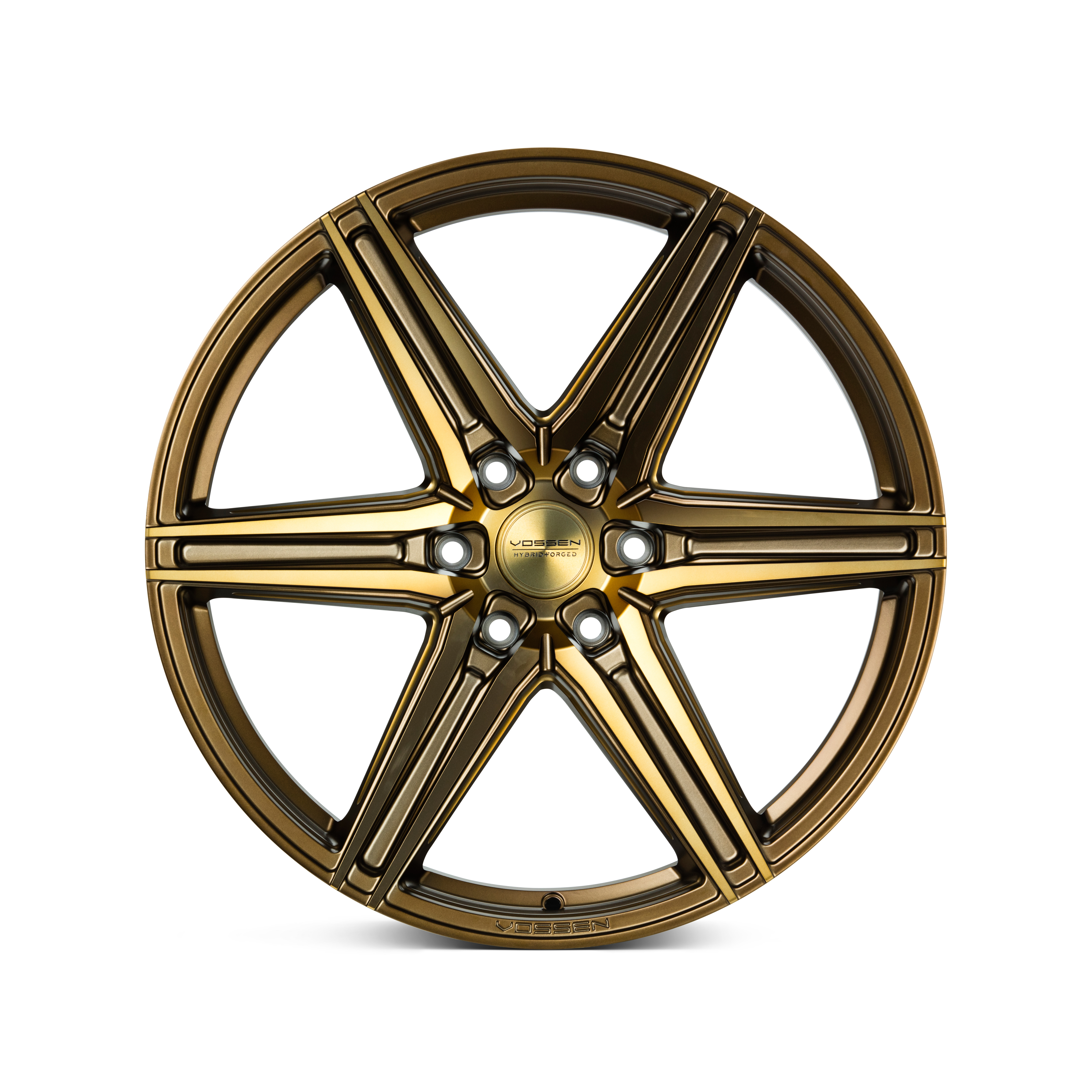 22 Inch Vossen HF6-2 Tinted Matt Bronze Alloy Wheels