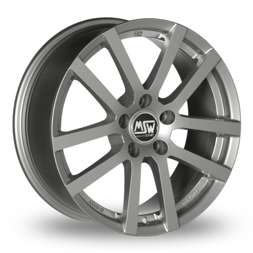 14 Inch MSW (by OZ) 22 Grey Alloy Wheels