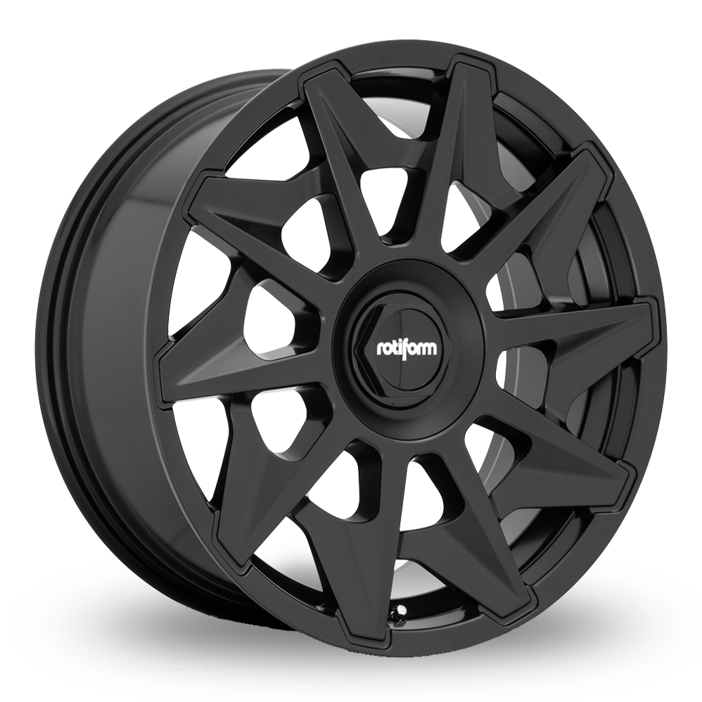 19 Inch Rotiform CVT Matt Black Alloy Wheels