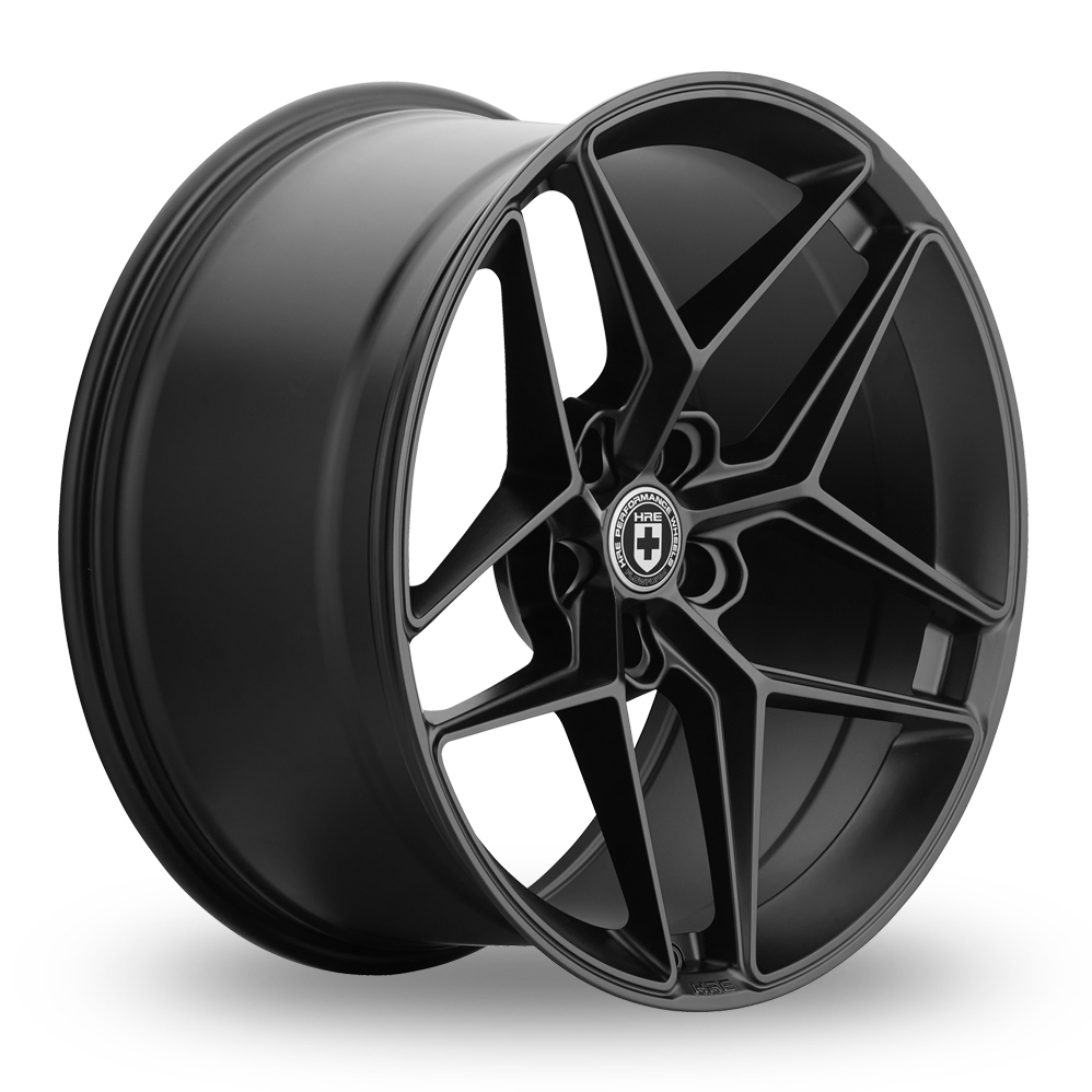 20 Inch HRE FlowForm FF11 Satin Black Alloy Wheels