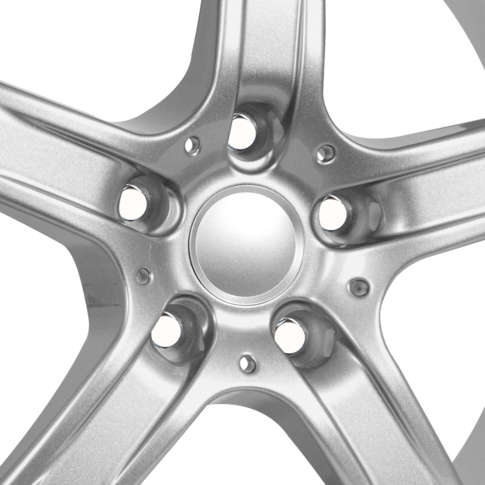 14 Inch RC Design RCD10 Silver Alloy Wheels