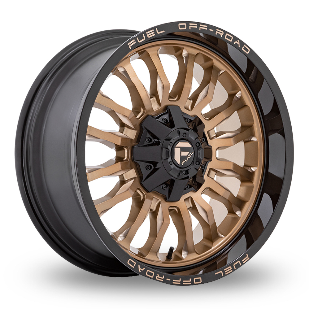 20 Inch Fuel Off-Road Arc Bronze Centre Black Lip Alloy Wheels