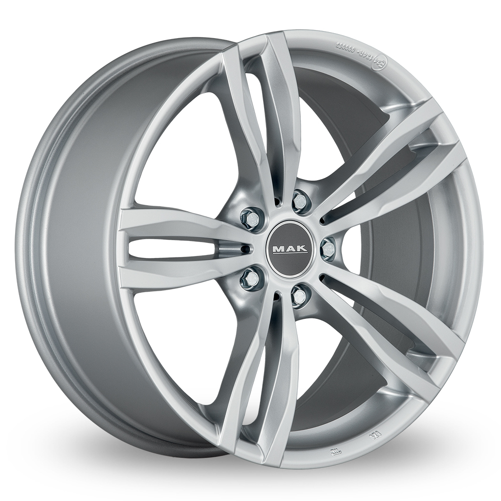 19 Inch MAK Luft Silver Alloy Wheels